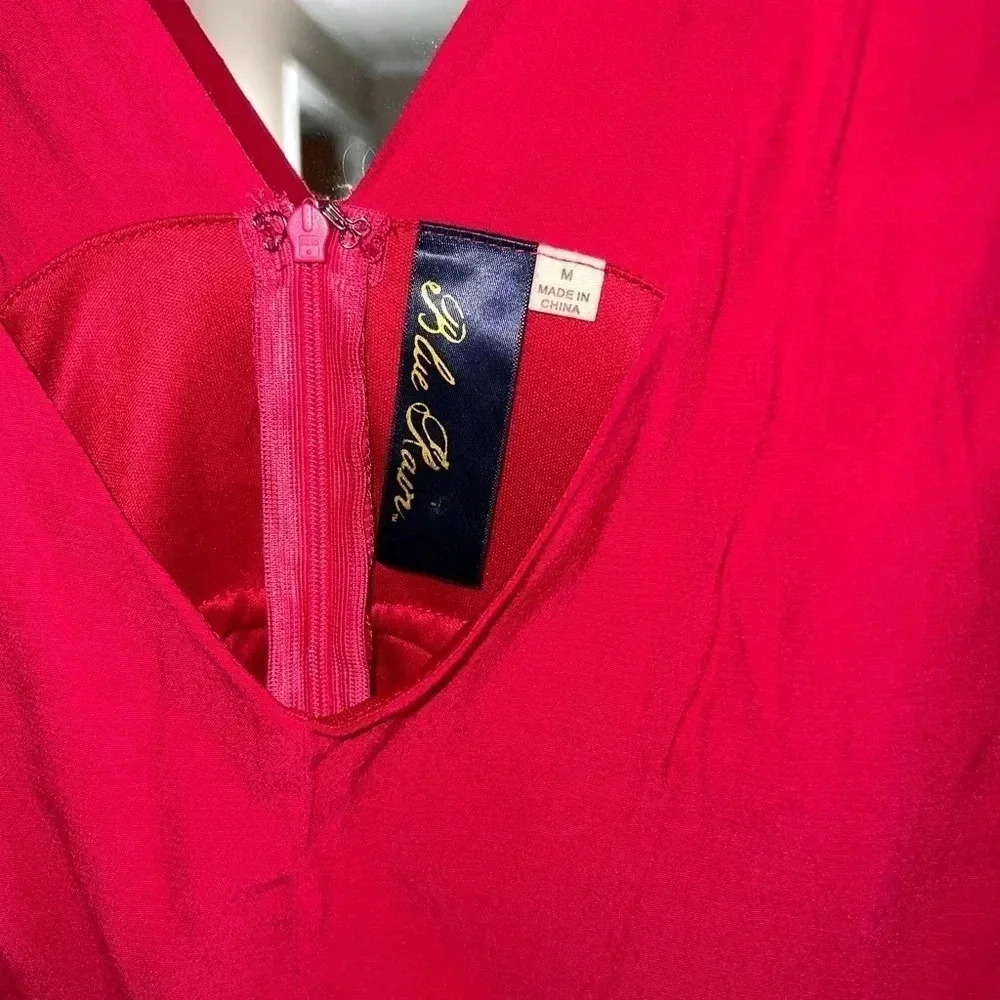Blue Rain Francesca’s Hot Pink Wide Strap Dress - Picture 7 of 14